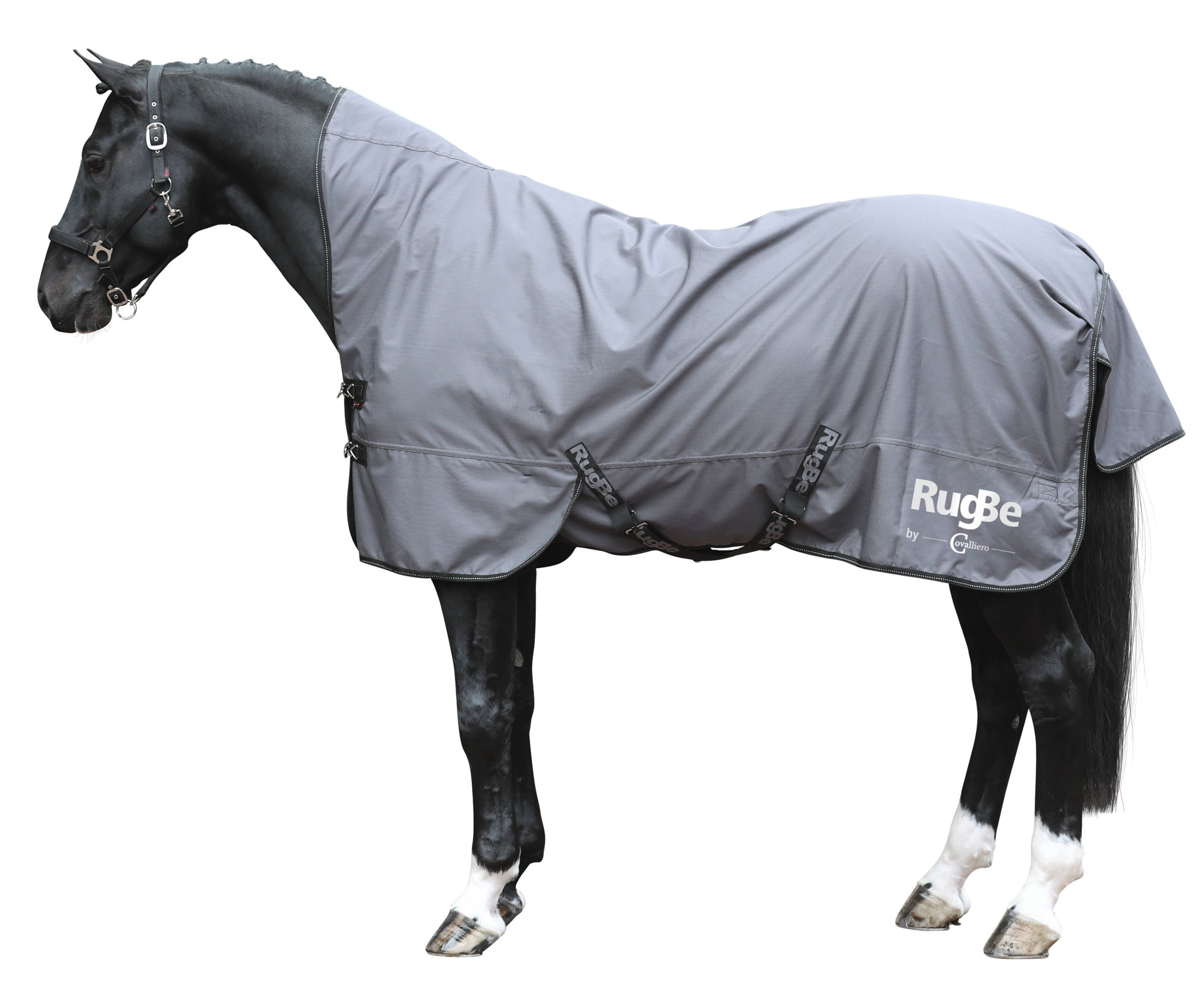Covalliero Outdoordecke RugBe Protect, HighNeck, grau