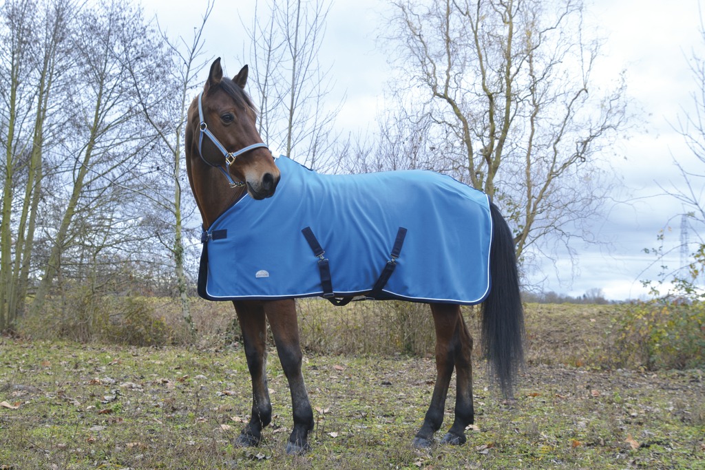 EQUITHÈME "Polyfun", Polarfleece, vielseitige Decke, Abschwitzdecke