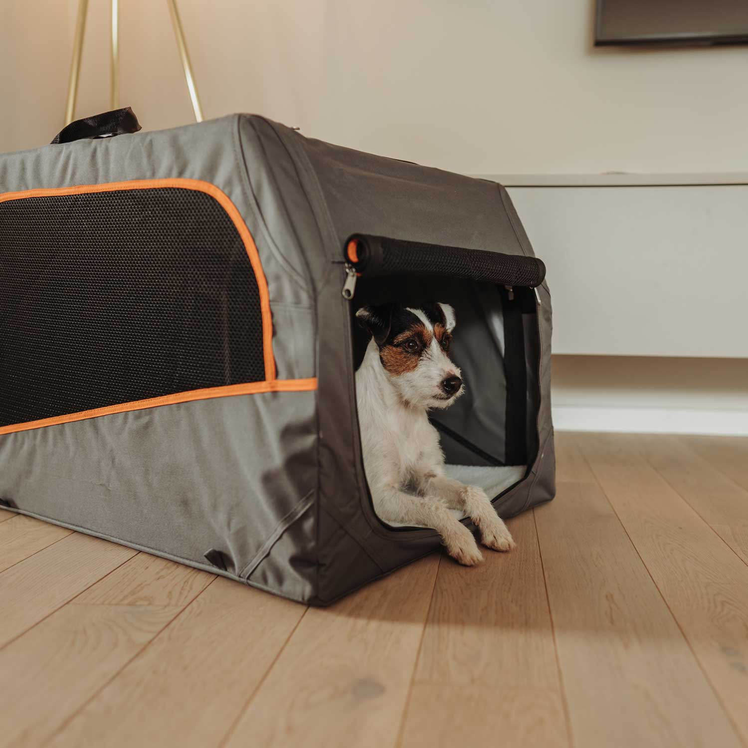 Hunter Faltbare Hundebox mit Aluminium-Gestell