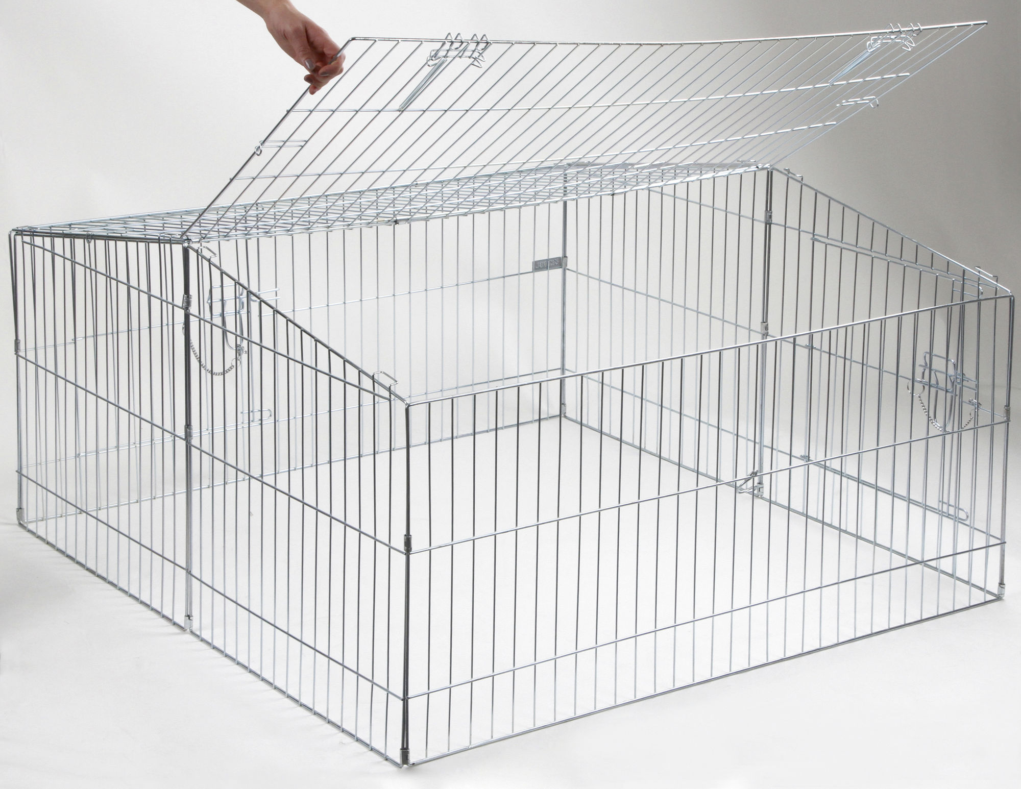 Kerbl Freilaufgehege "Easy", 115 x 115 x 60 cm, Metall
