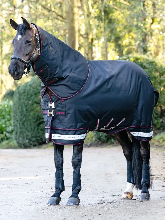 LeMieux Arika Storm-Tek Decke 200 g ,Schwarz