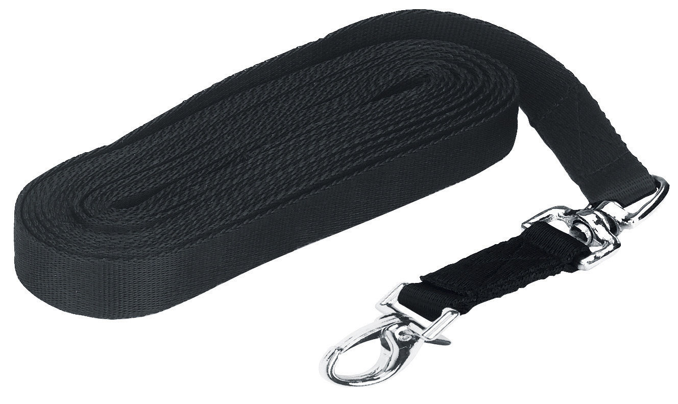 Covalliero Longierleine, 7,50 Meter, schwarz