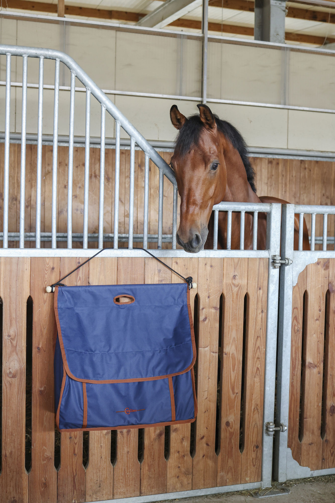 Covalliero Boxentasche Milano, navy/camel, 66 x 25 x 60 cm