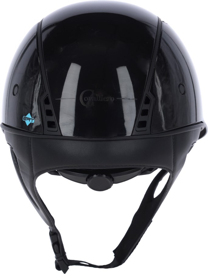 Covalliero Reithelm "Eclipse Polo",lackschwarz