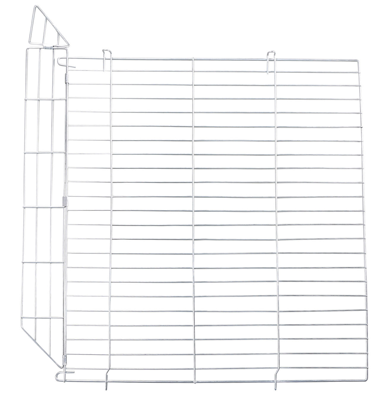 Kerbl Erweiterungselement mit Ausbruchssperre, 230 x 76 x 70 cm, Metall verzinkt