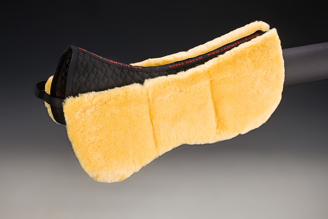 CHRIST Sattelpad "Ultra Triple XH", mit 6 Taschen, Warmblut, schwarz/natur