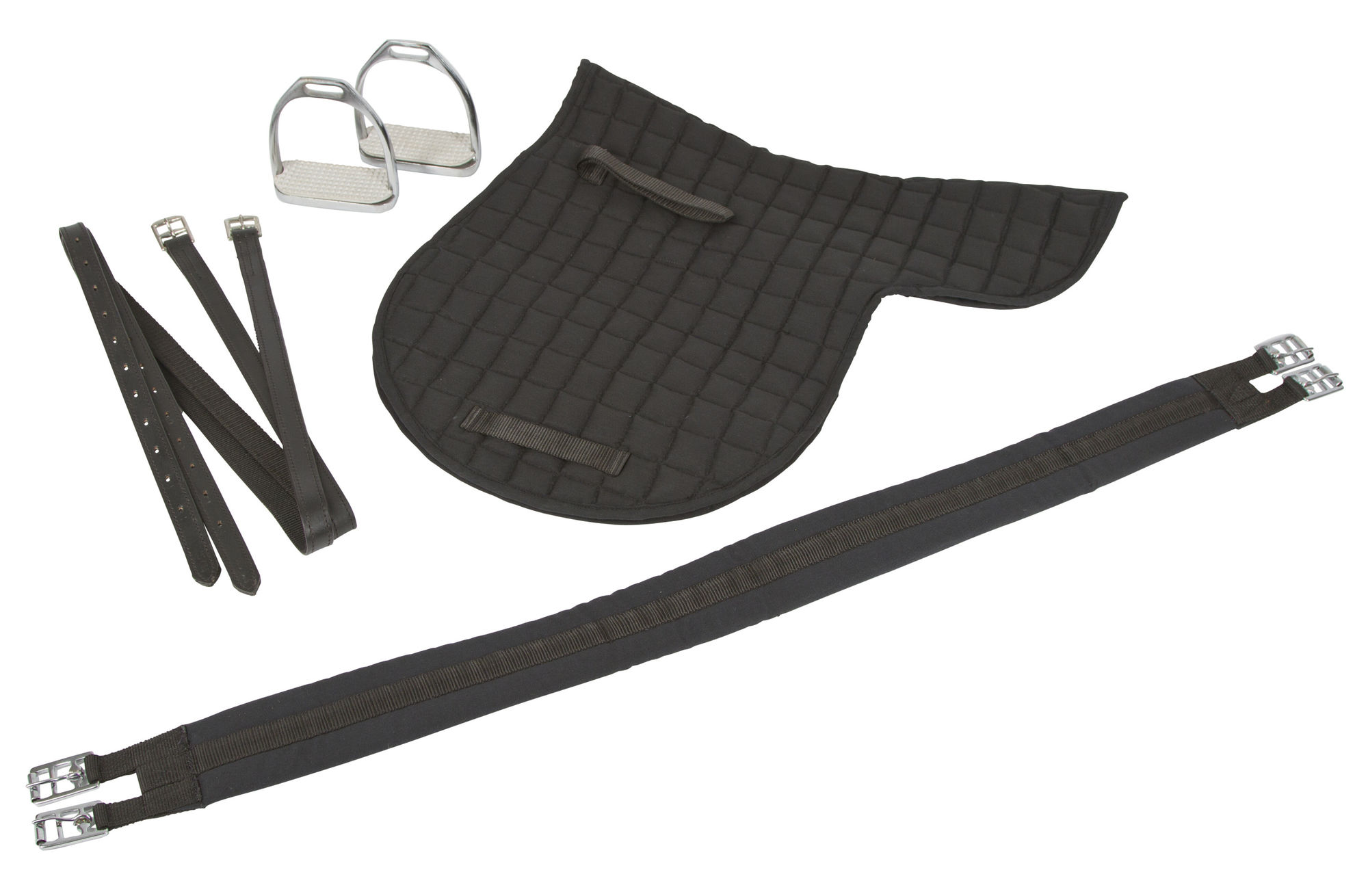 Covalliero Sattelset Halflinger, schwarz