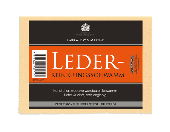 Leder-Reinigungsschwamm, 10 x 7 cm