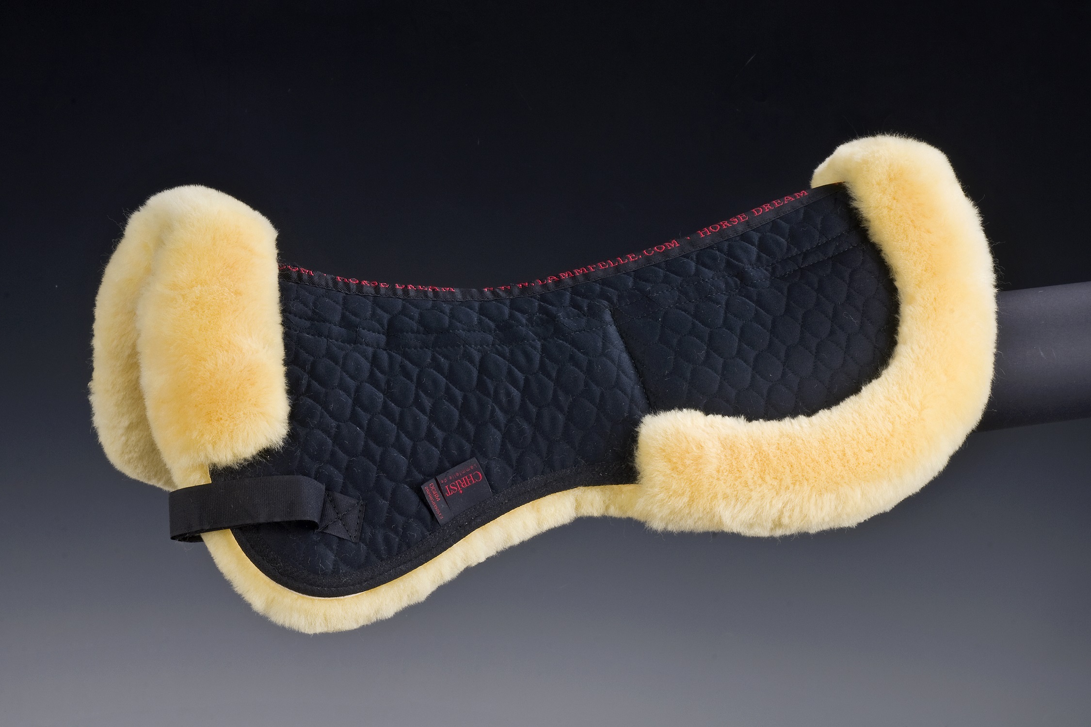 CHRIST Sattelpad "Ultra", mit Rand, mit Doppel-Taschen, Warmblut