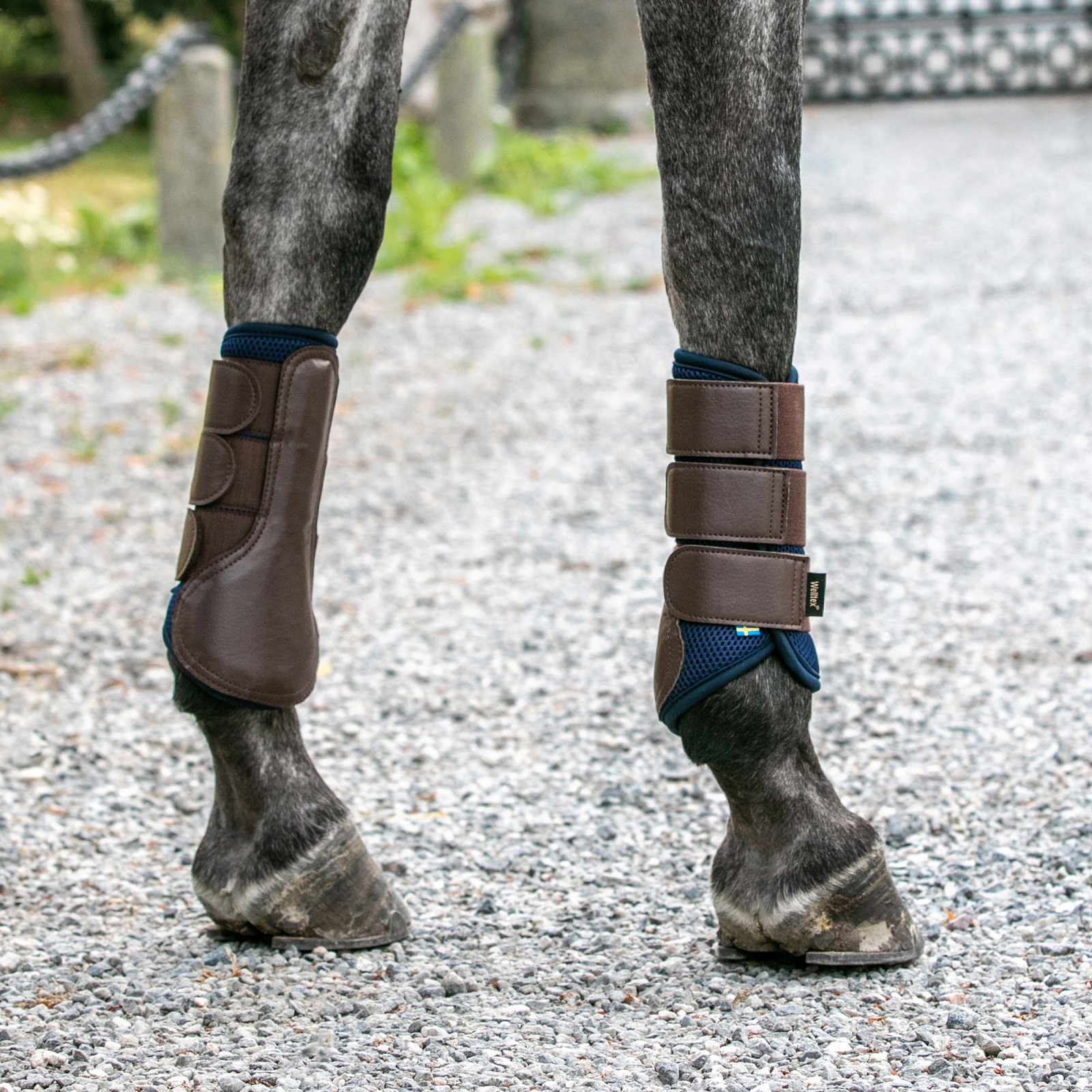 Back on Track Airflow Brush Boots, Gamaschen, blau