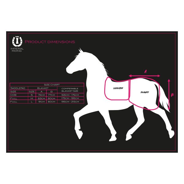 Imperial Riding Abnehmbare Trainingsdecke IRHMultiride