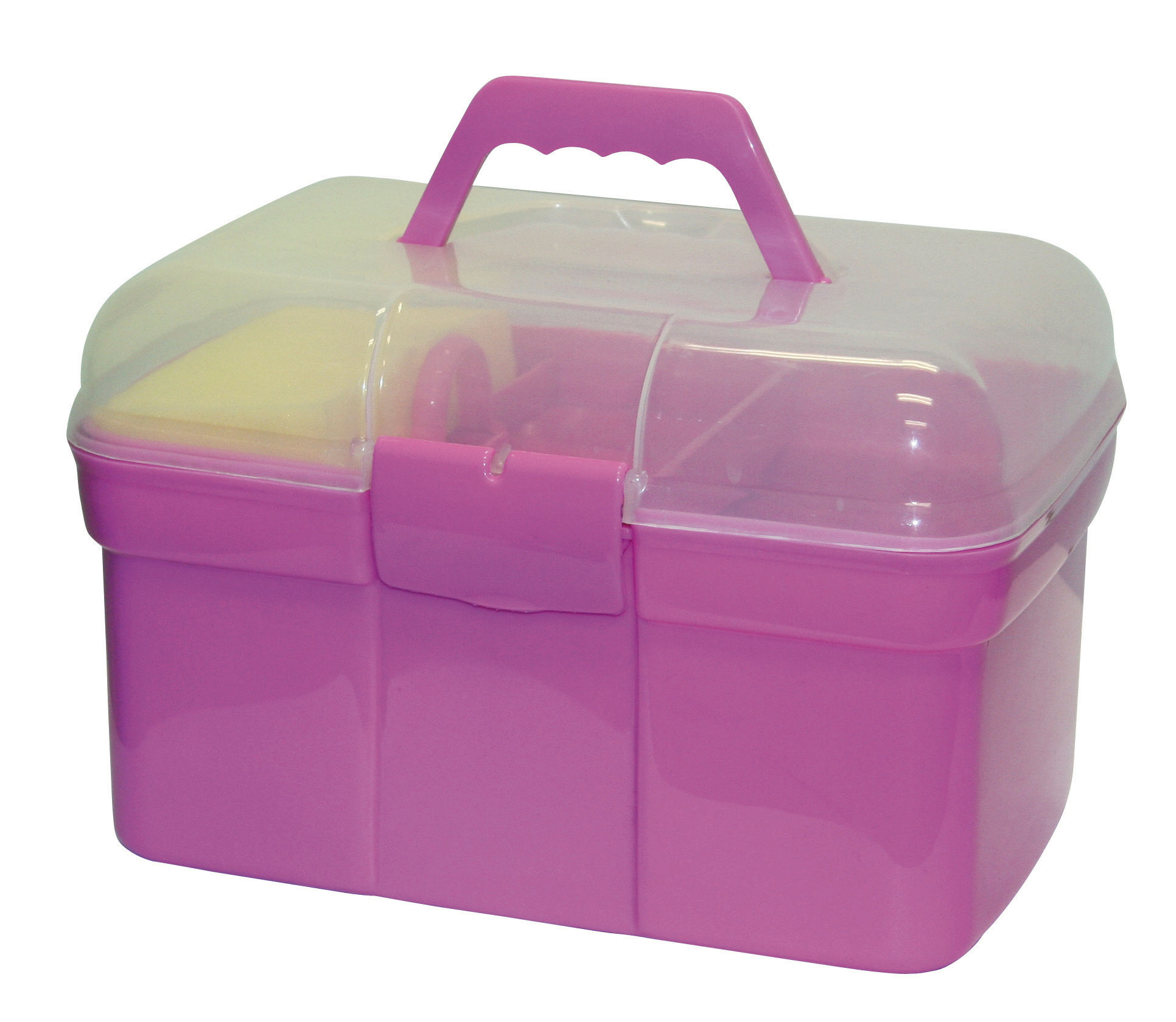 Kerbl Putzbox befüllt für Kinder, rosa, 8-teilig