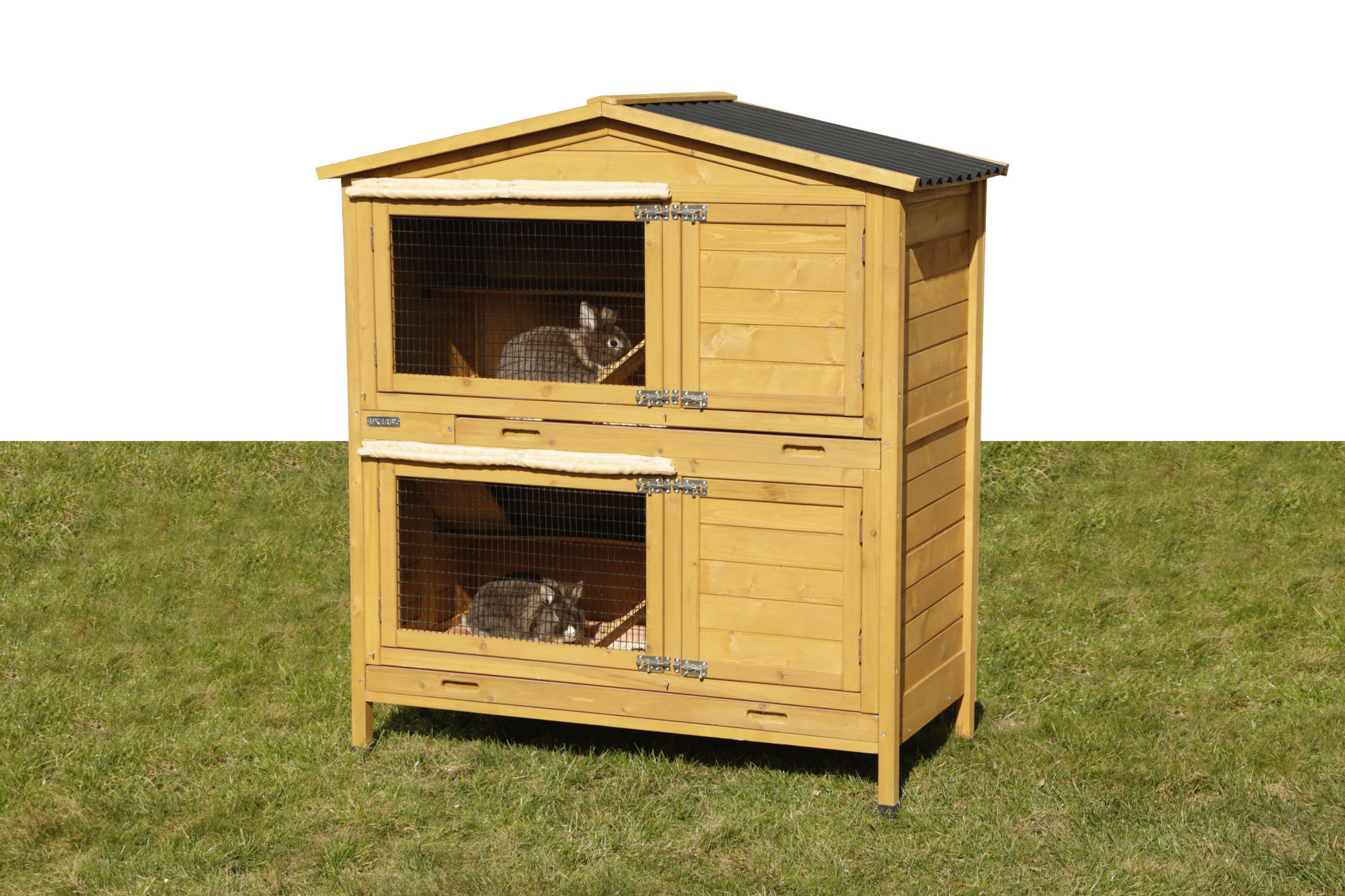 Kerbl Nagerstall "Appartement Pro", 118 x 61 x 130 cm, Holz/Kunststoff