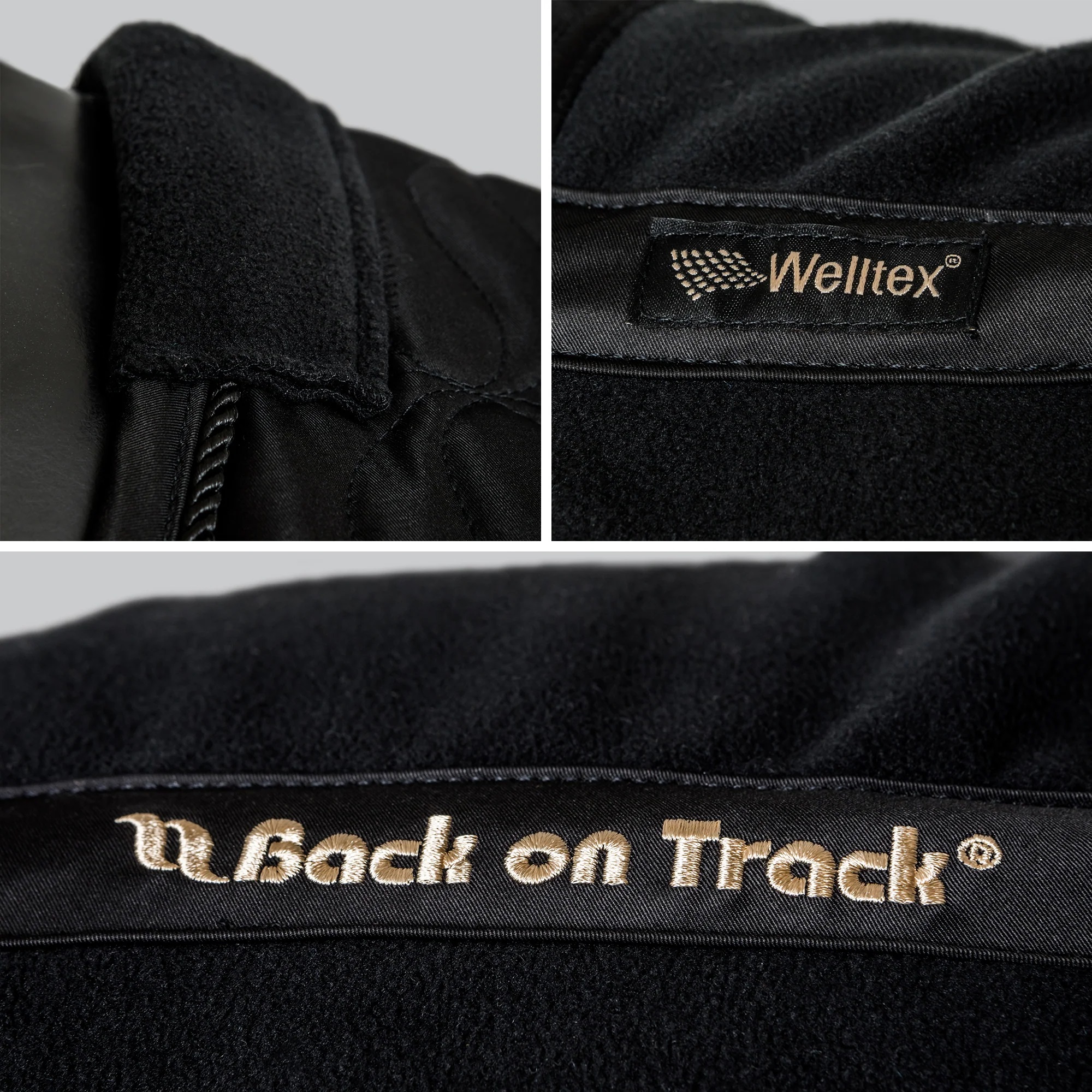 Back on Track "Deep Nights" Fleece Rug, schwarz