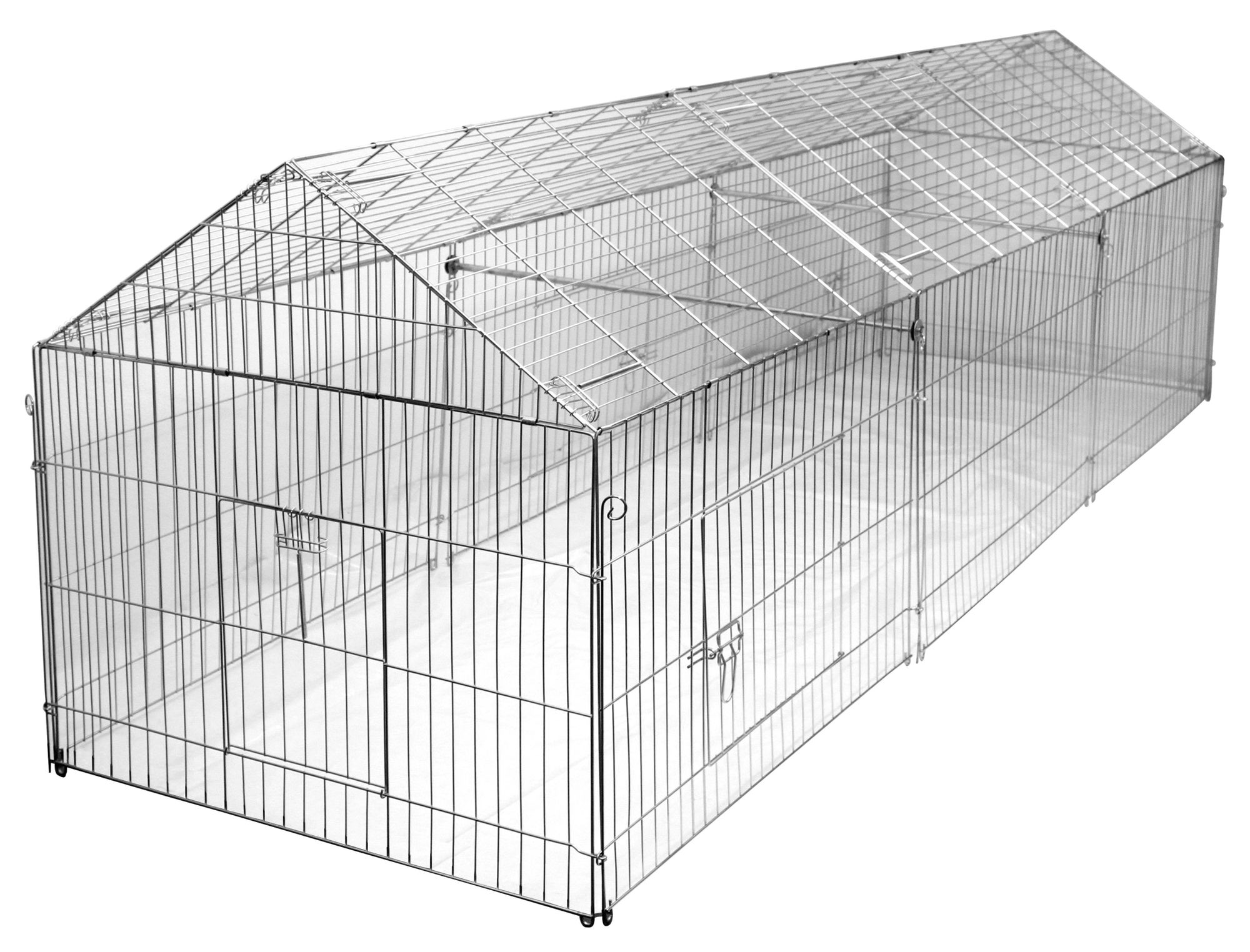 Kerbl Erweiterungselement für Freilaufgehege, 110 x 103 x 103 cm, Metall verzinkt