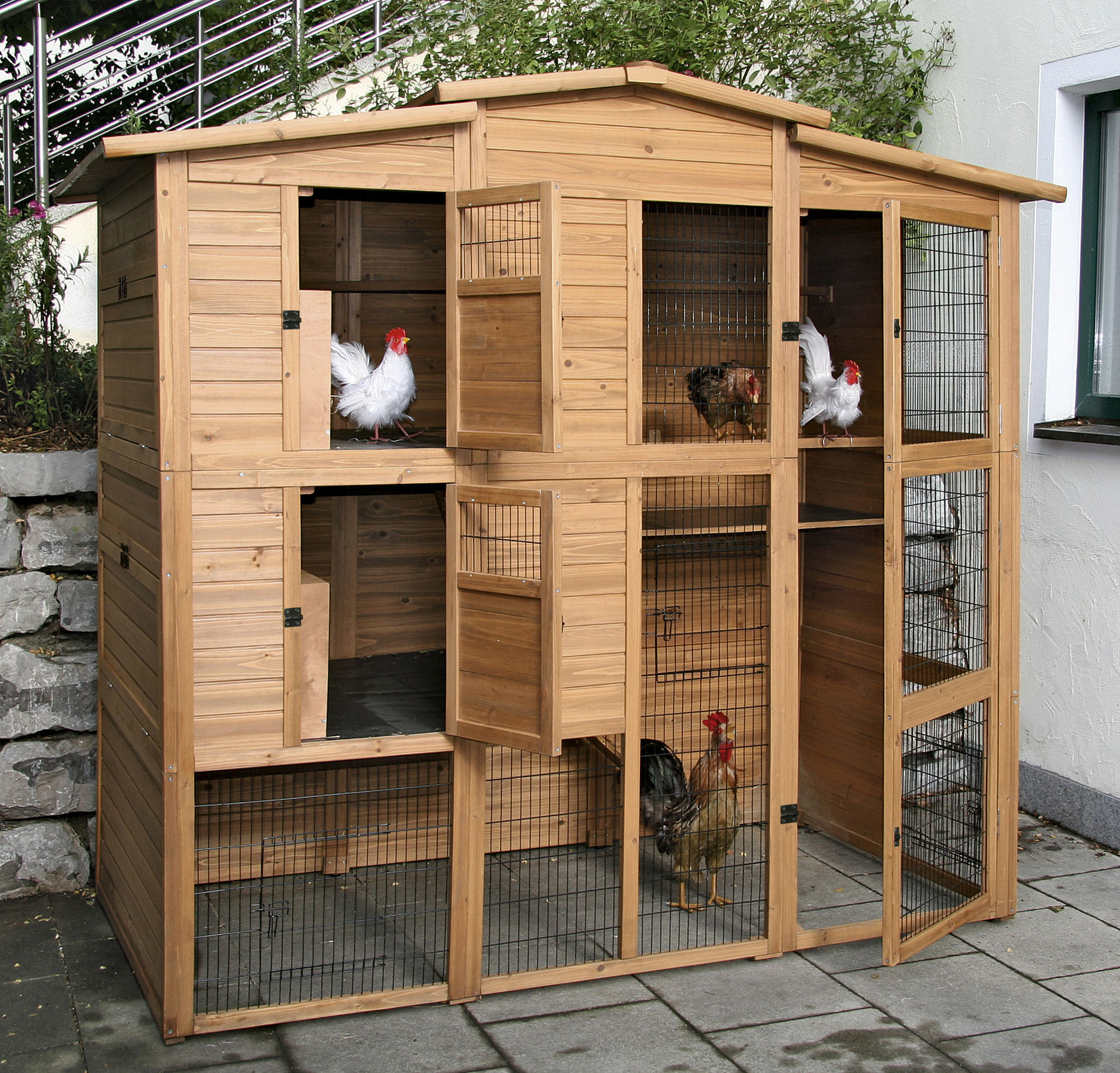 Kerbl Hühnerhaus, 222 x 115 x 200 cm, Holz