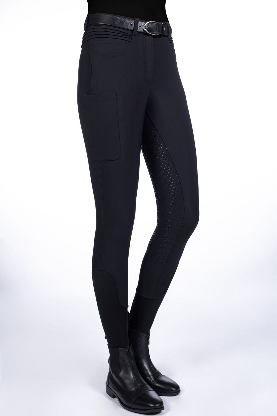 HKM Reithose "Rosewood" Silikon-Vollbesatz