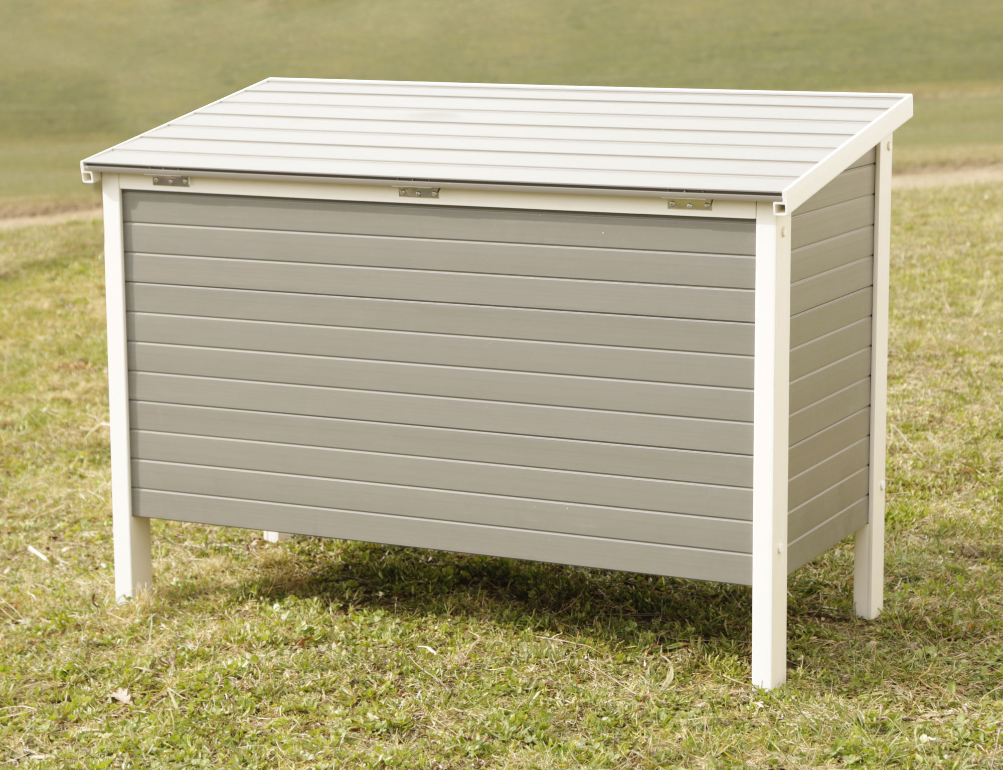 Kerbl  ECO-Kunststoffstall "Samy", 116 x 57 x 82 cm, weiß/grau
