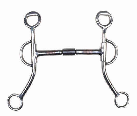 Snaffle Bit mit Shanks "Billy Allen", silber