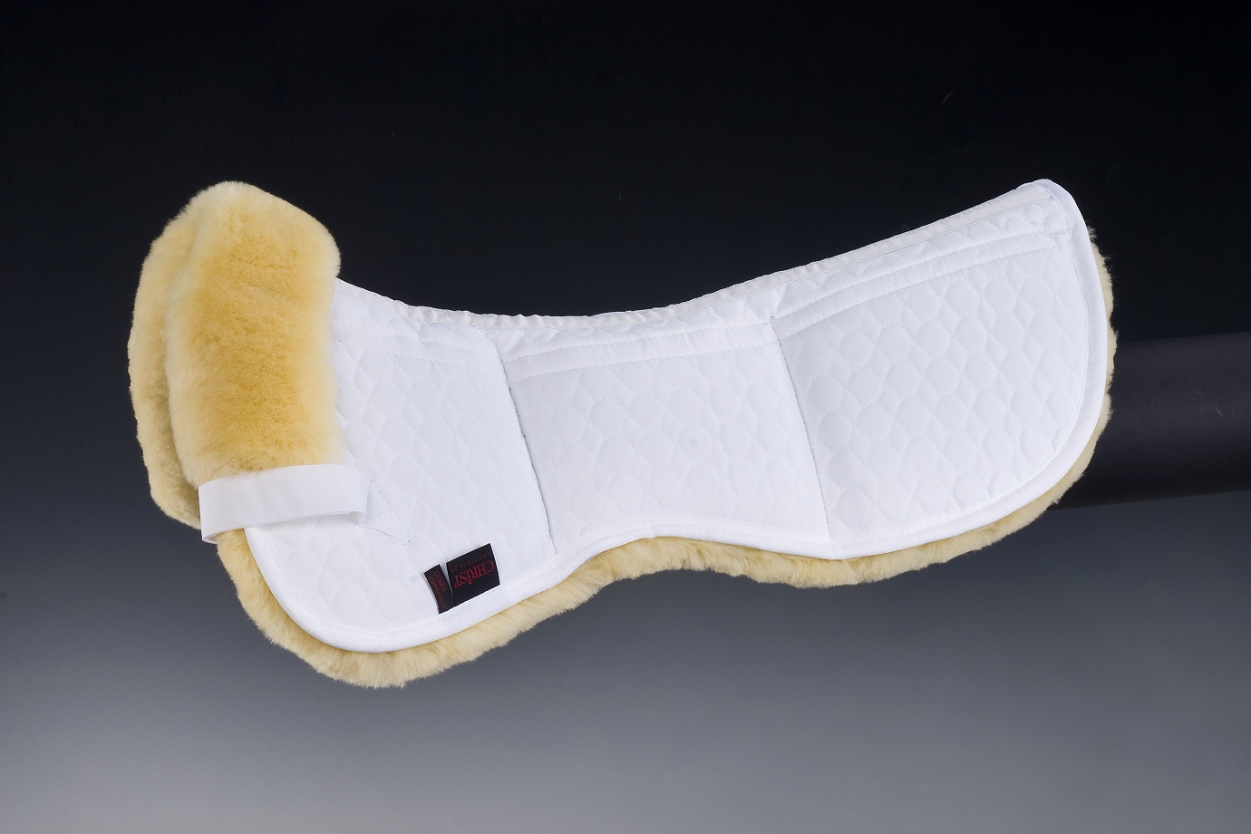 CHRIST Sattelpad "Ultra XH", mit Doppel-Taschen, Warmblut, schwarz/natur