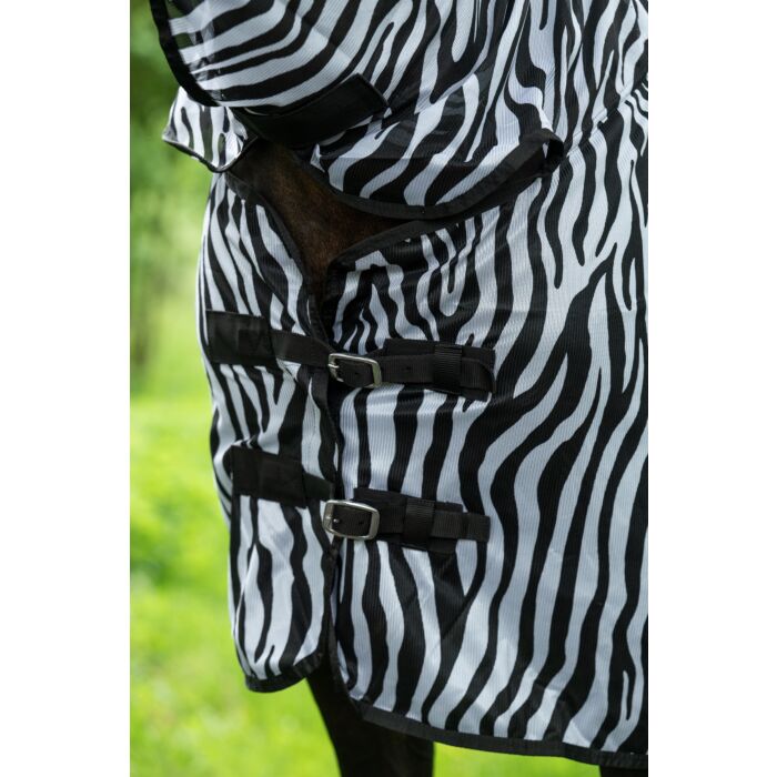 HKM Fliegendecke "Zebra" inkl. Halsteil und Bauchlatz