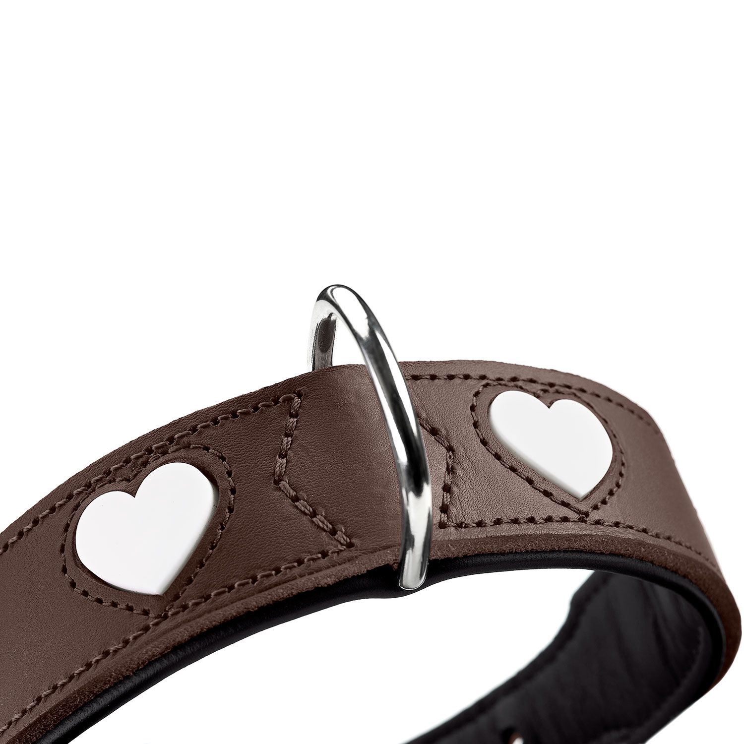 Hunter Halsband Love, braun/schwarz