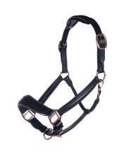 HKM Leder Halfter "Rosegold"