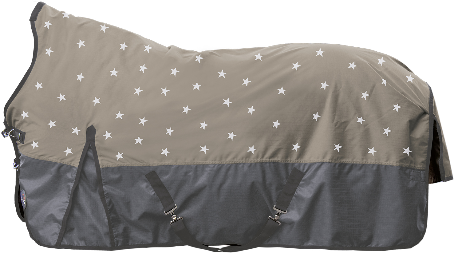 Highneckdecke "Pittsburgh Stars", 600D mit 300g Wattefüllung