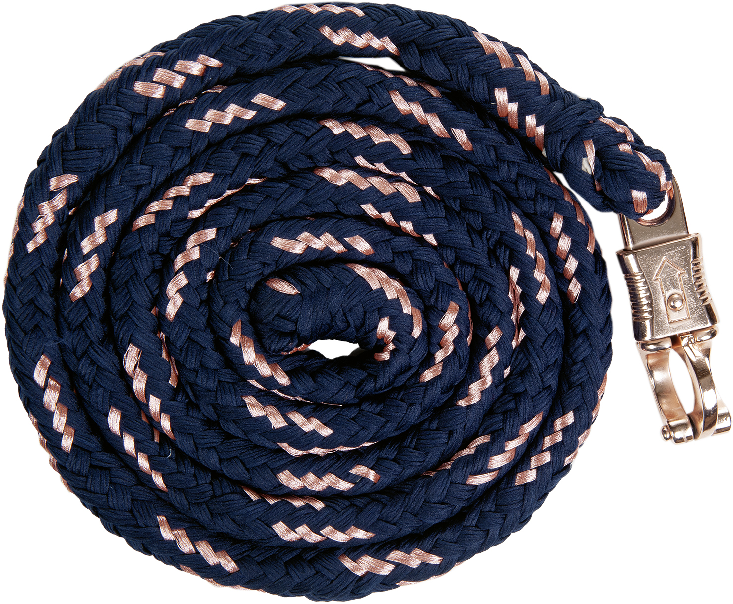 Strick "Rosegold", mit Panikhaken, 180 cm