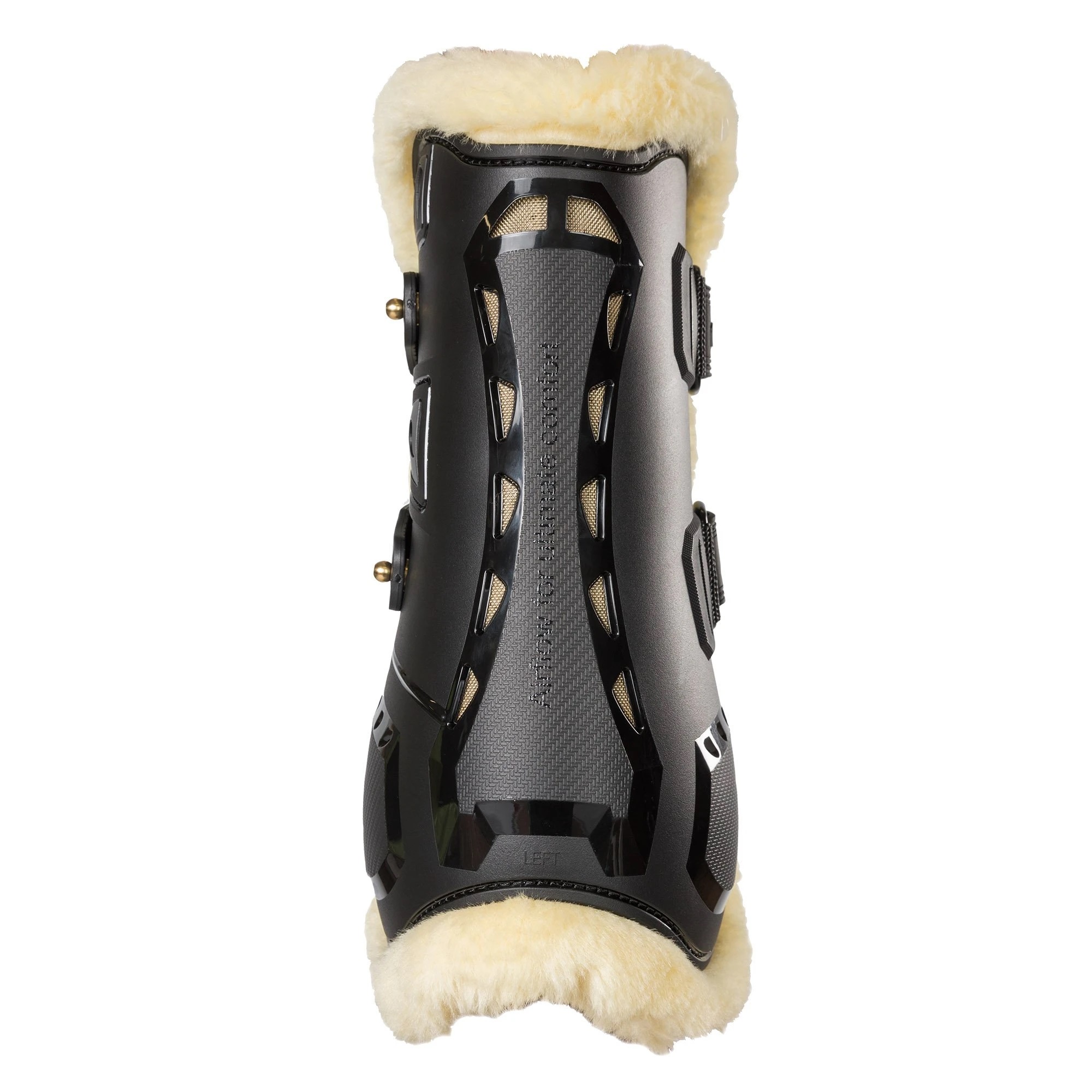 Back on Track Air Flow Tendon Boots, mit Kunstfell, Gamaschen, schwarz