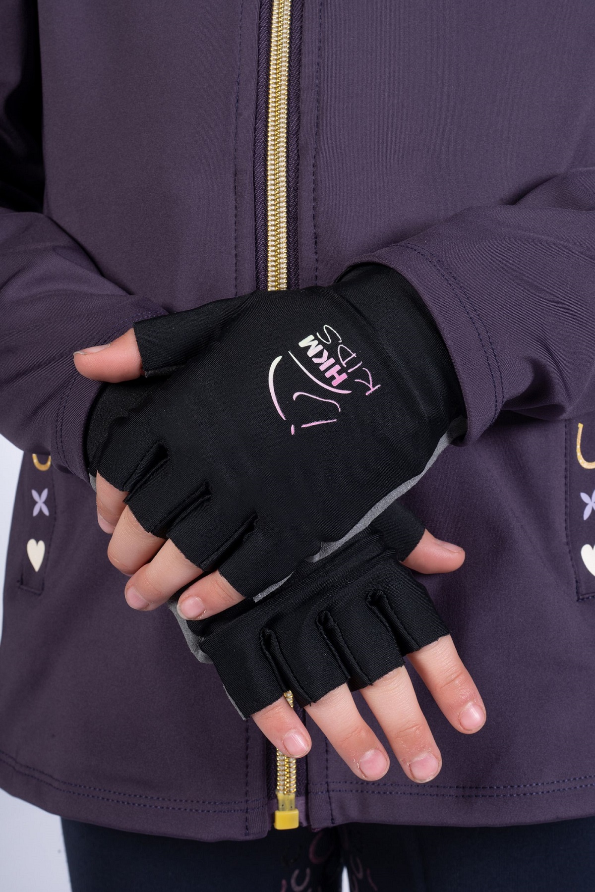 HKM Hobby Horsing Handschuhe, schwarz