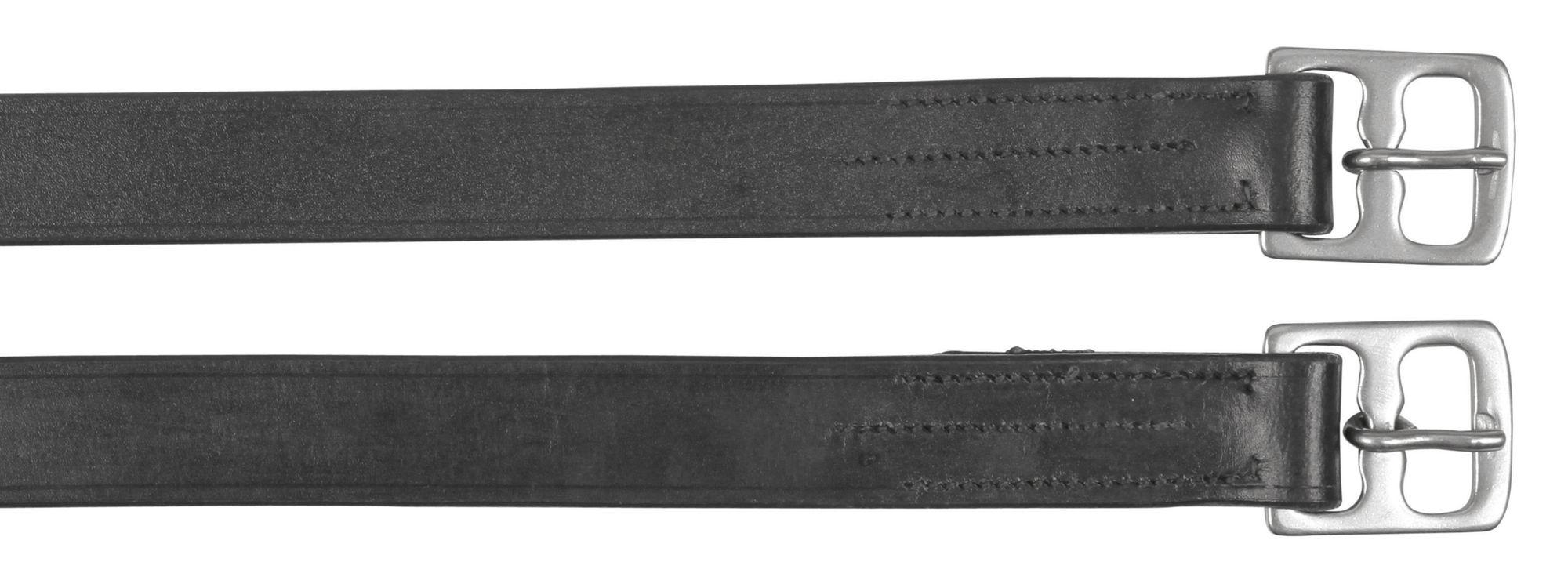 Covalliero Steigbügelriemen, Leder, 145 cm / 27 mm, schwarz, paarweise