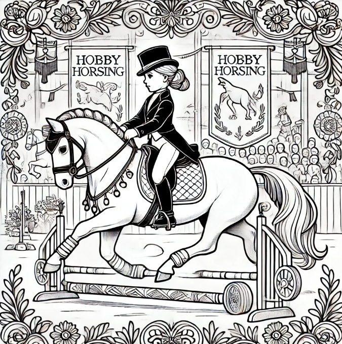 Das grosse Malbuch "Hobby Horsing" - das Original!
