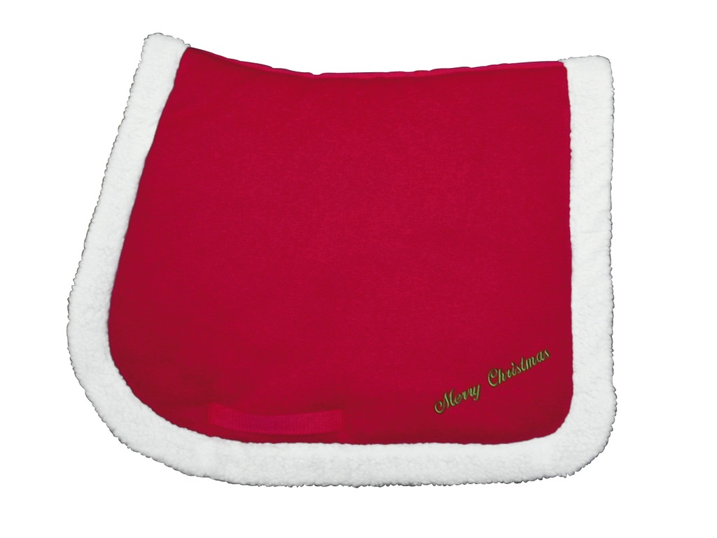 EQUITHEME Weihnachtsschrabracke "Noel", rot/weiß