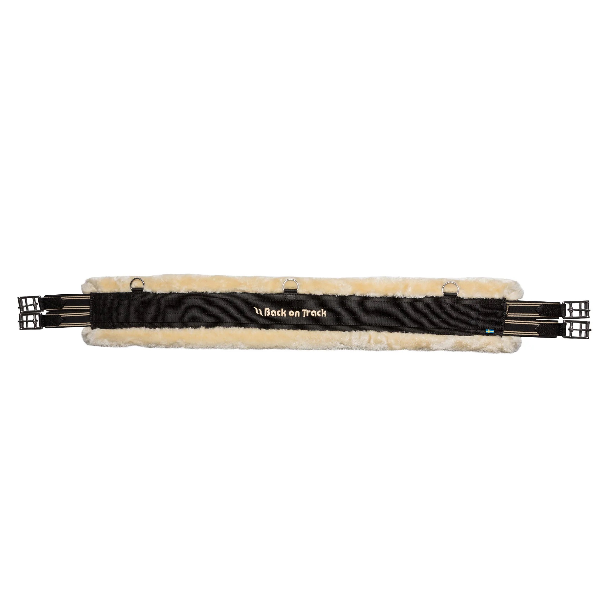Back on Track All-Purpose Girth Faux Fur, style "Dalby", schwarz