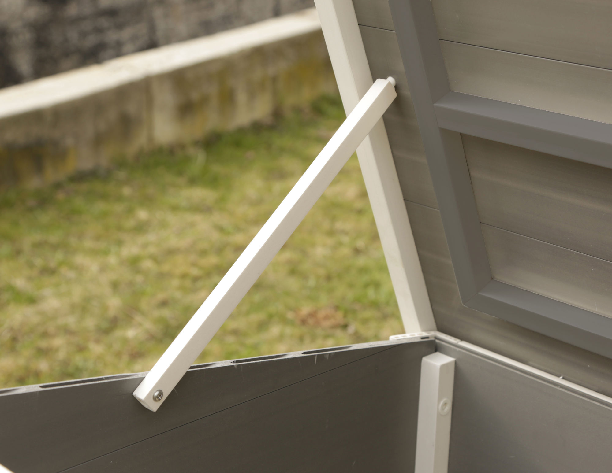 Kerbl  ECO-Kunststoffstall "Samy", 116 x 57 x 82 cm, weiß/grau
