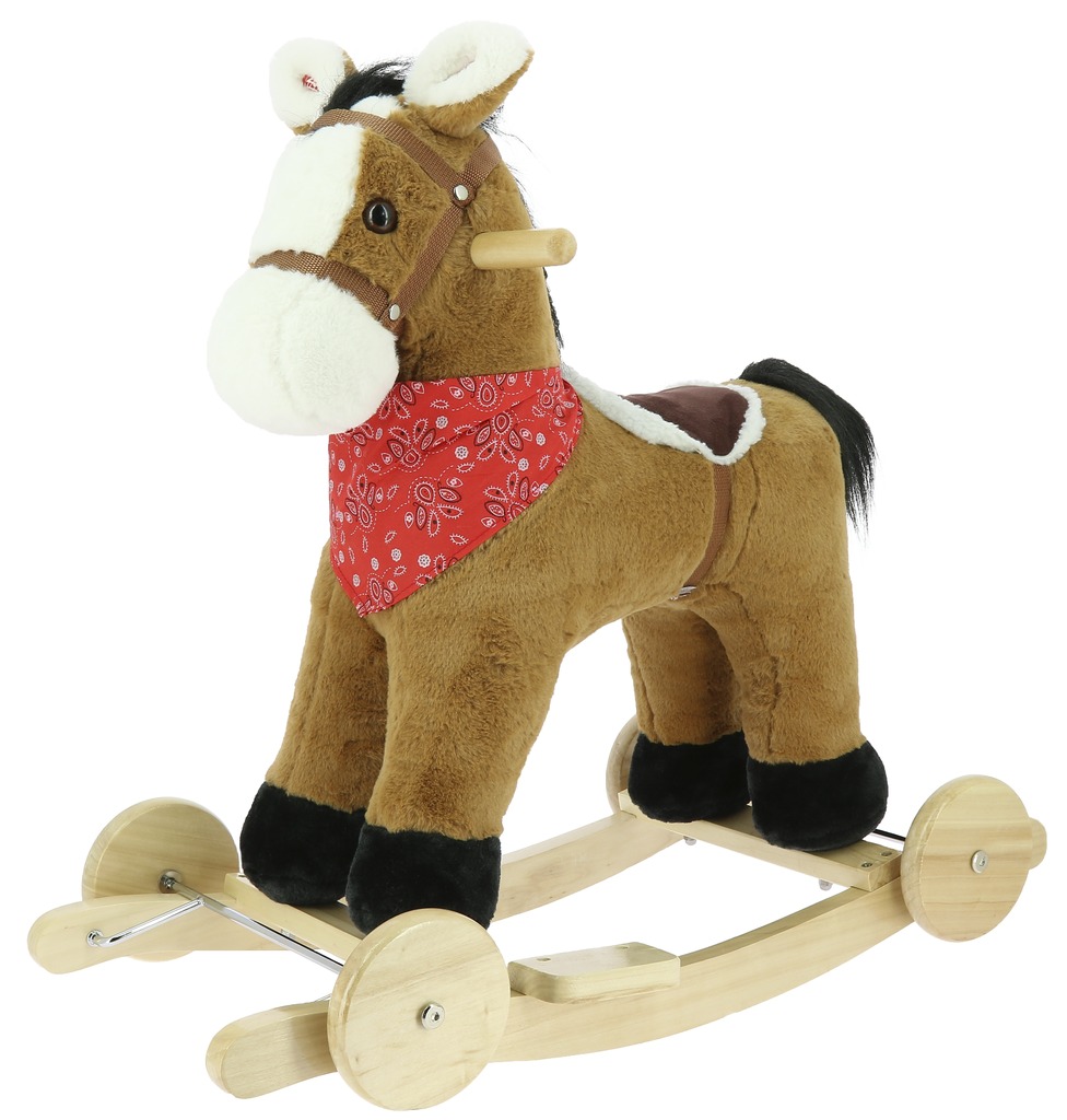 Equi-Kids Schaukelpferd, 74 x 30 x 64 cm, hellbraun, Cowboy