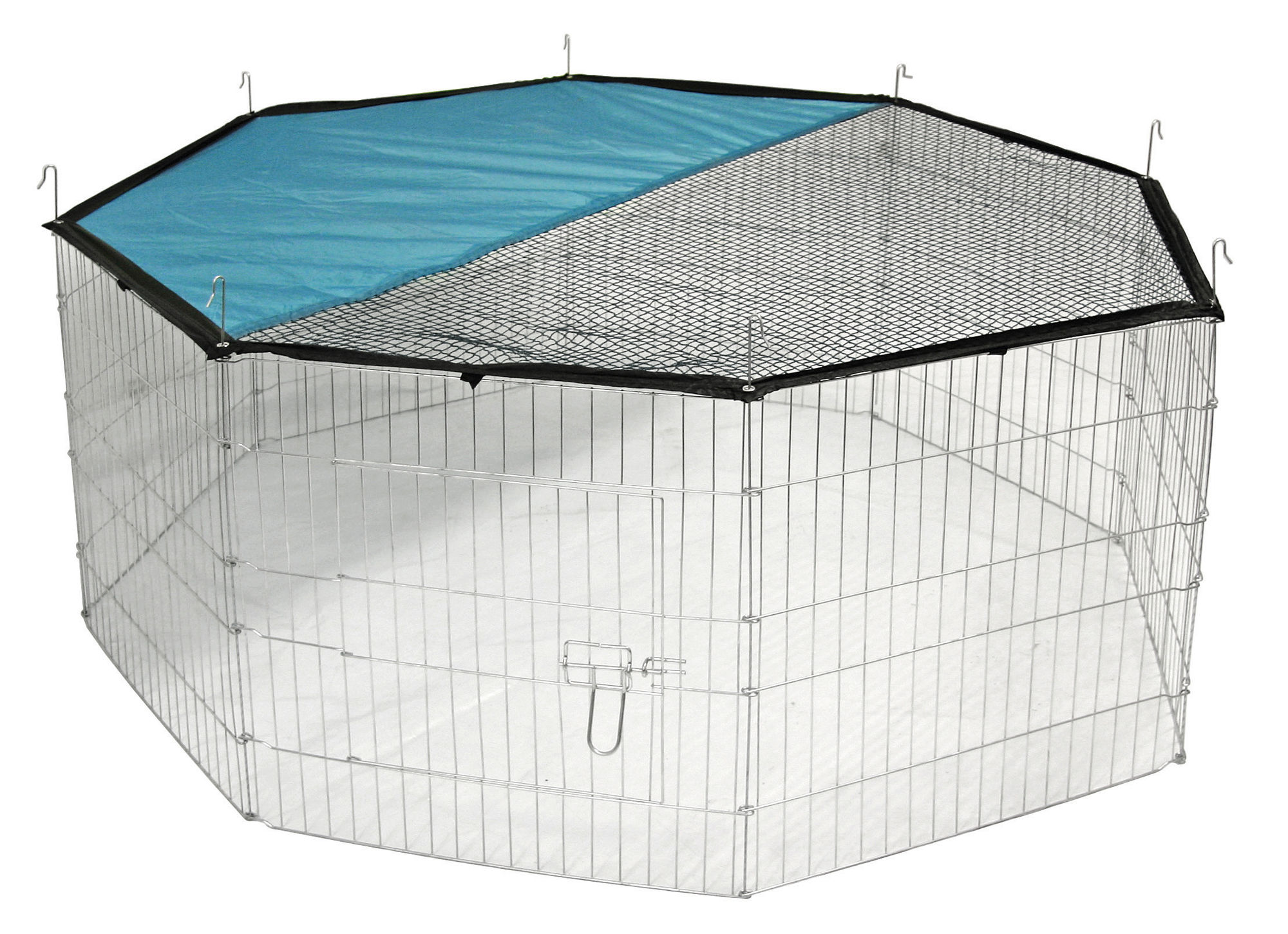 Kerbl Freilaufgehege 8-eckig, Metall verzinkt, Durchmesser 143 cm