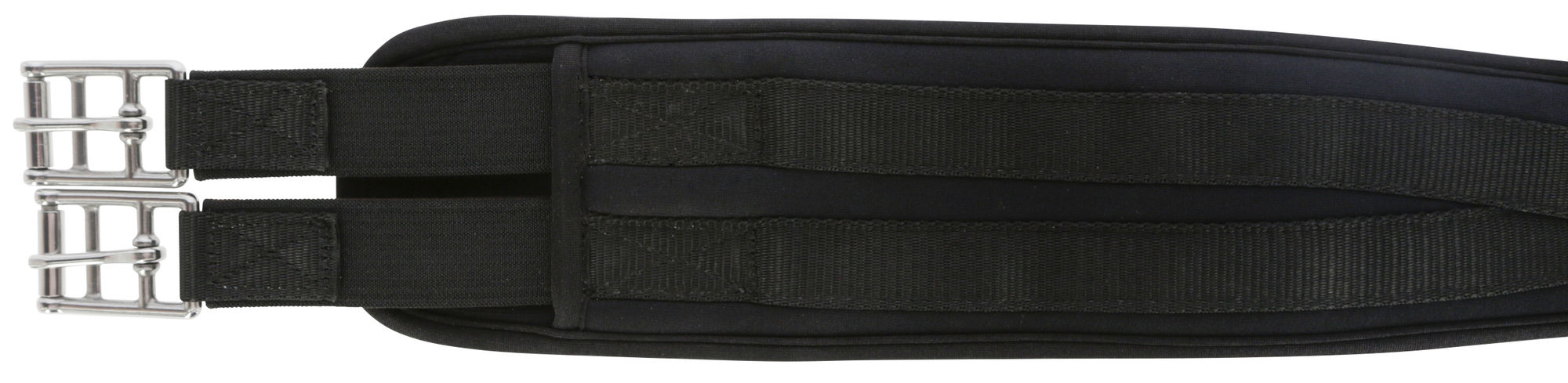 Covalliero Sattelgurt mit Memory-Schaum, schwarz
