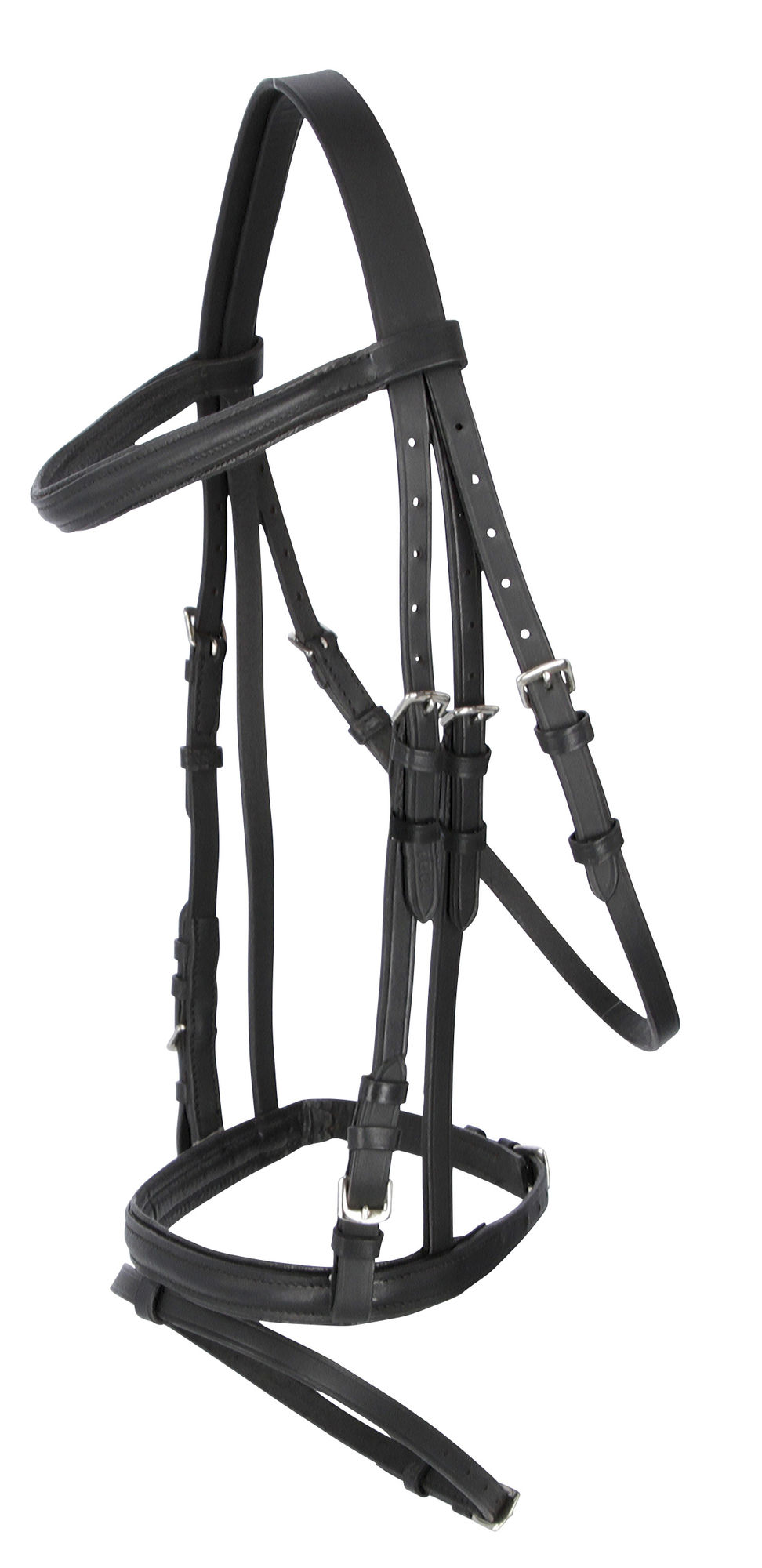 Covalliero Trensenzaum Standard, Leder, schwarz