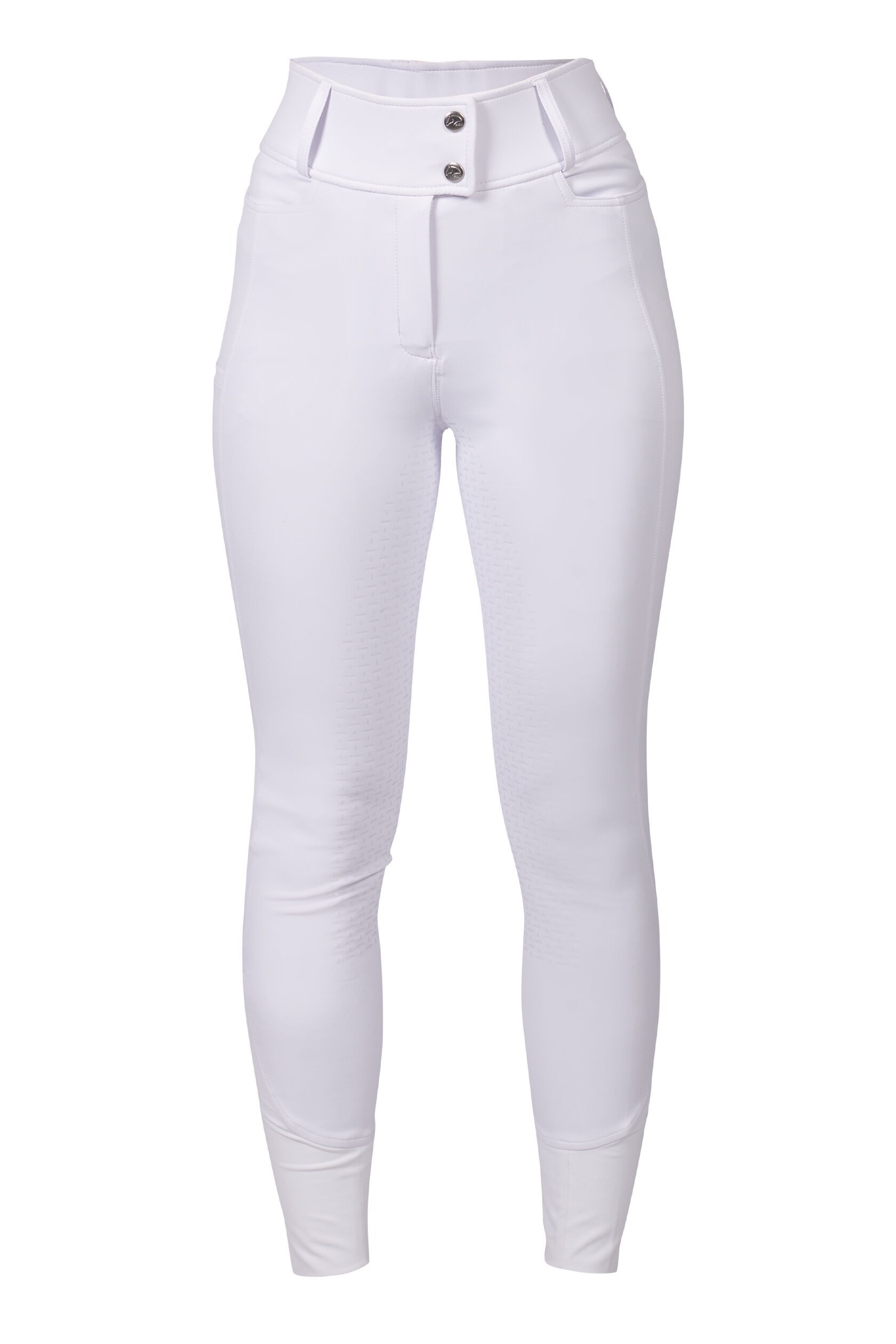 HKM Reithose "Amy" Silikon-Vollbesatz,weiß