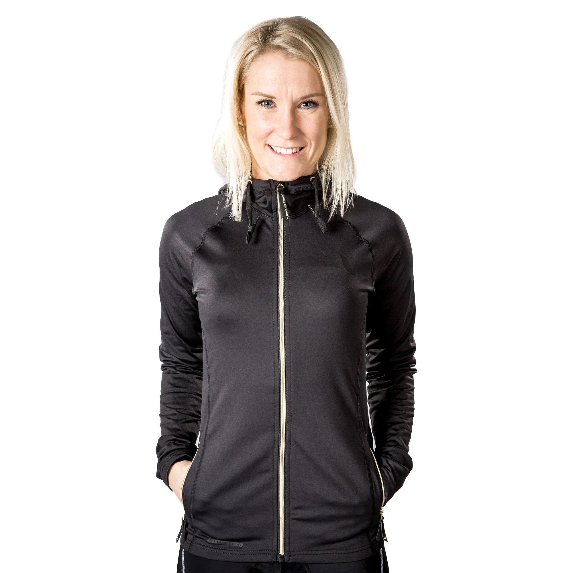 Back on Track Alissa P4G W's Hoodie, schwarz