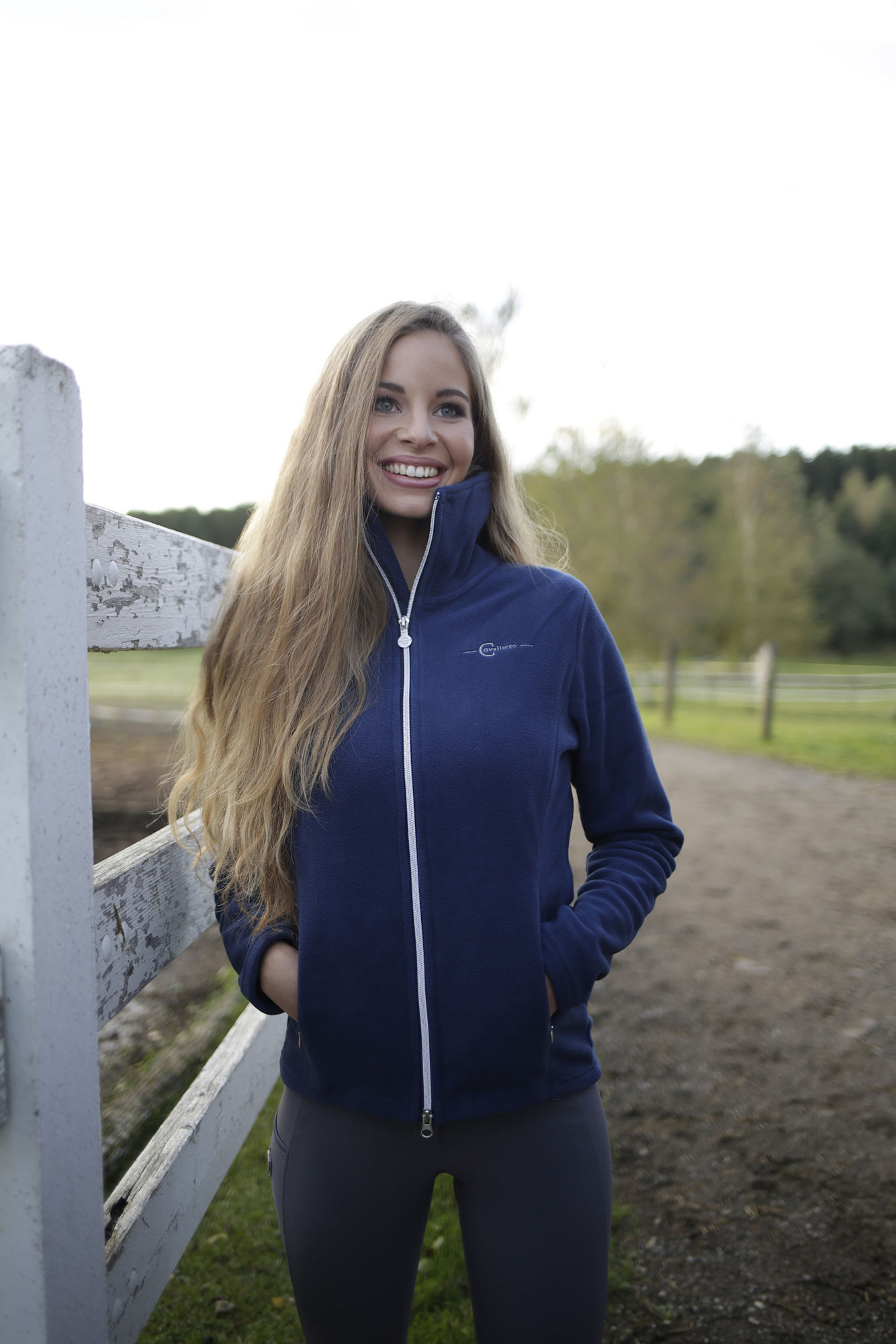 Covalliero Fleecejacke, Damen, marineblau