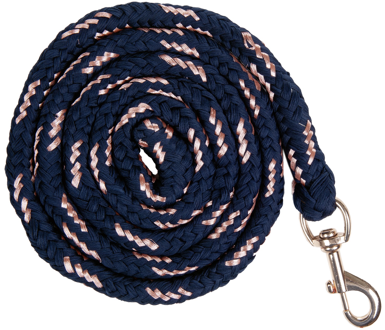 Strick "Rosegold", mit Karabinerhaken, 180 cm