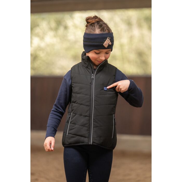 HKM Kinder-Heizweste "Cuddle" Style ,schwarz,Gr.164,Sale