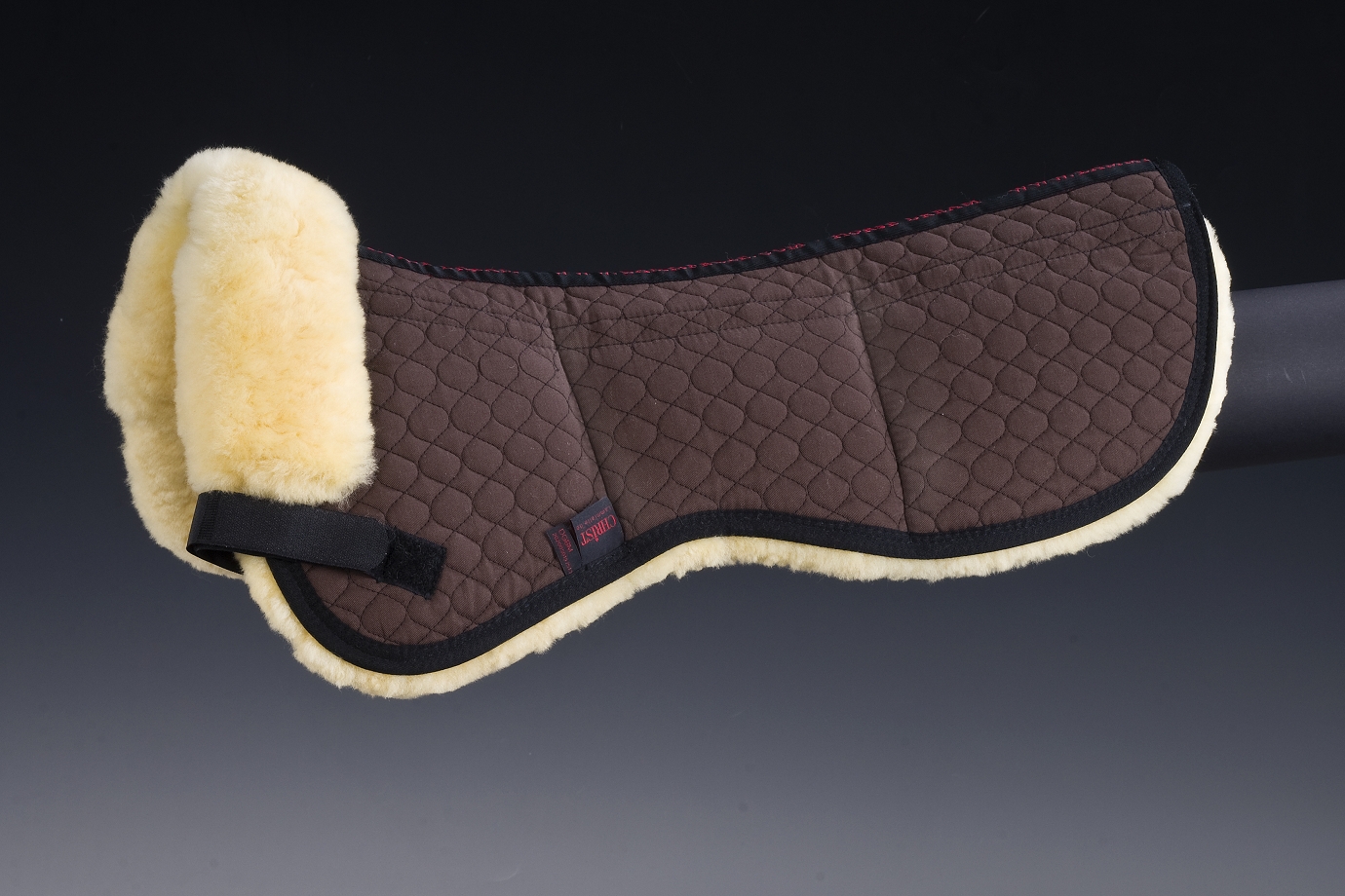 CHRIST Sattelpad "Ultra XH", mit Doppel-, Warmblut, schwarz/natur