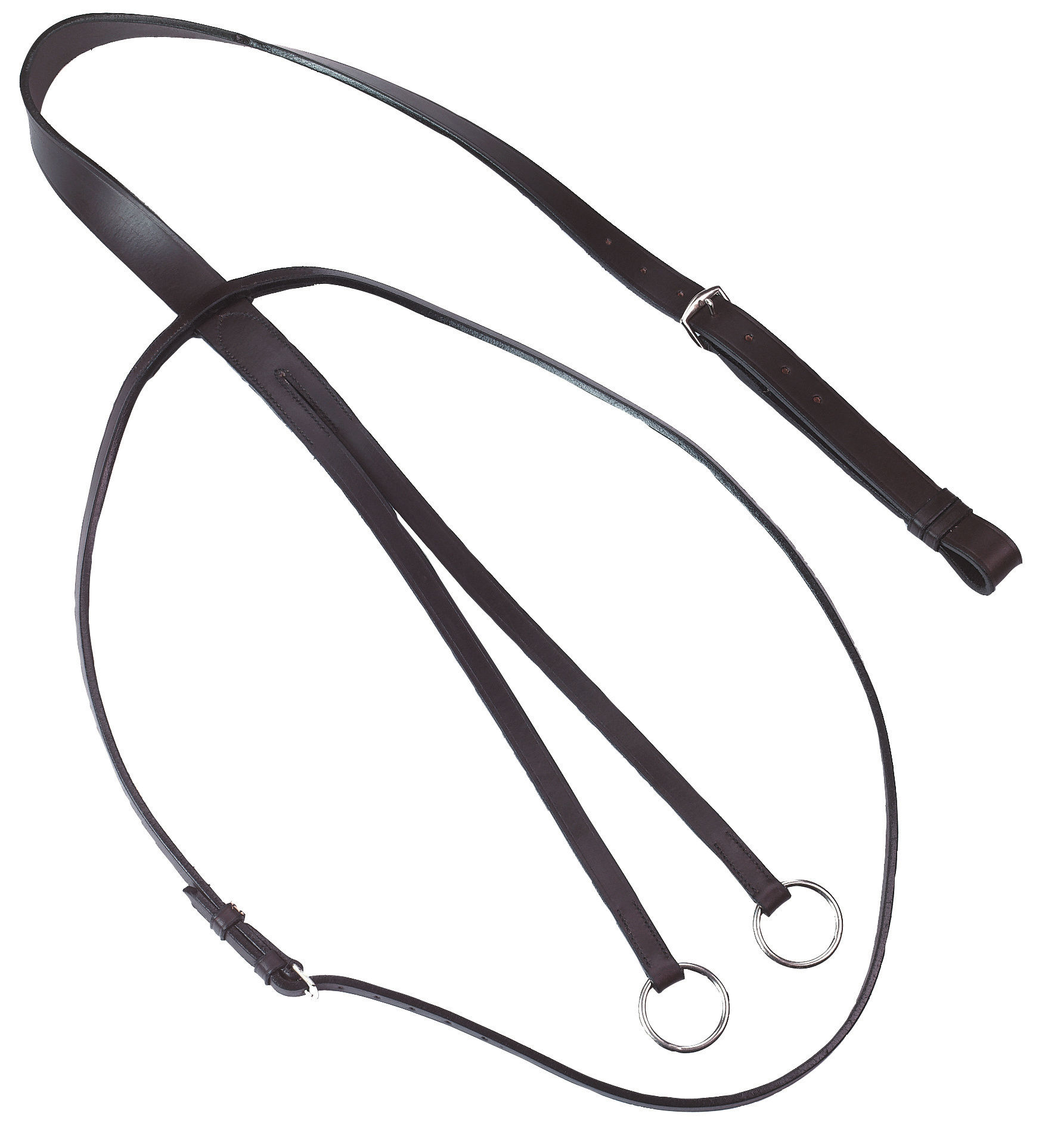 Covalliero Martingal, schwarz, inkl. Stopper
