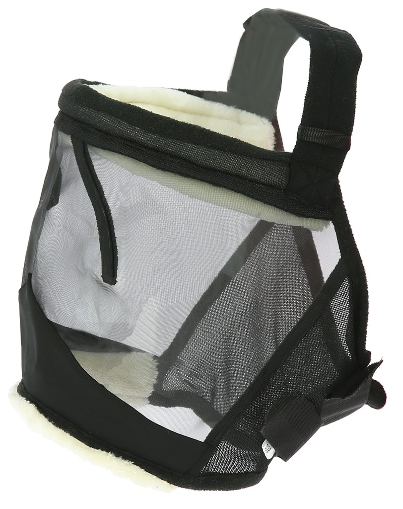 EQUITHÈME "Polaire" Antifliegenmaske, schwarz