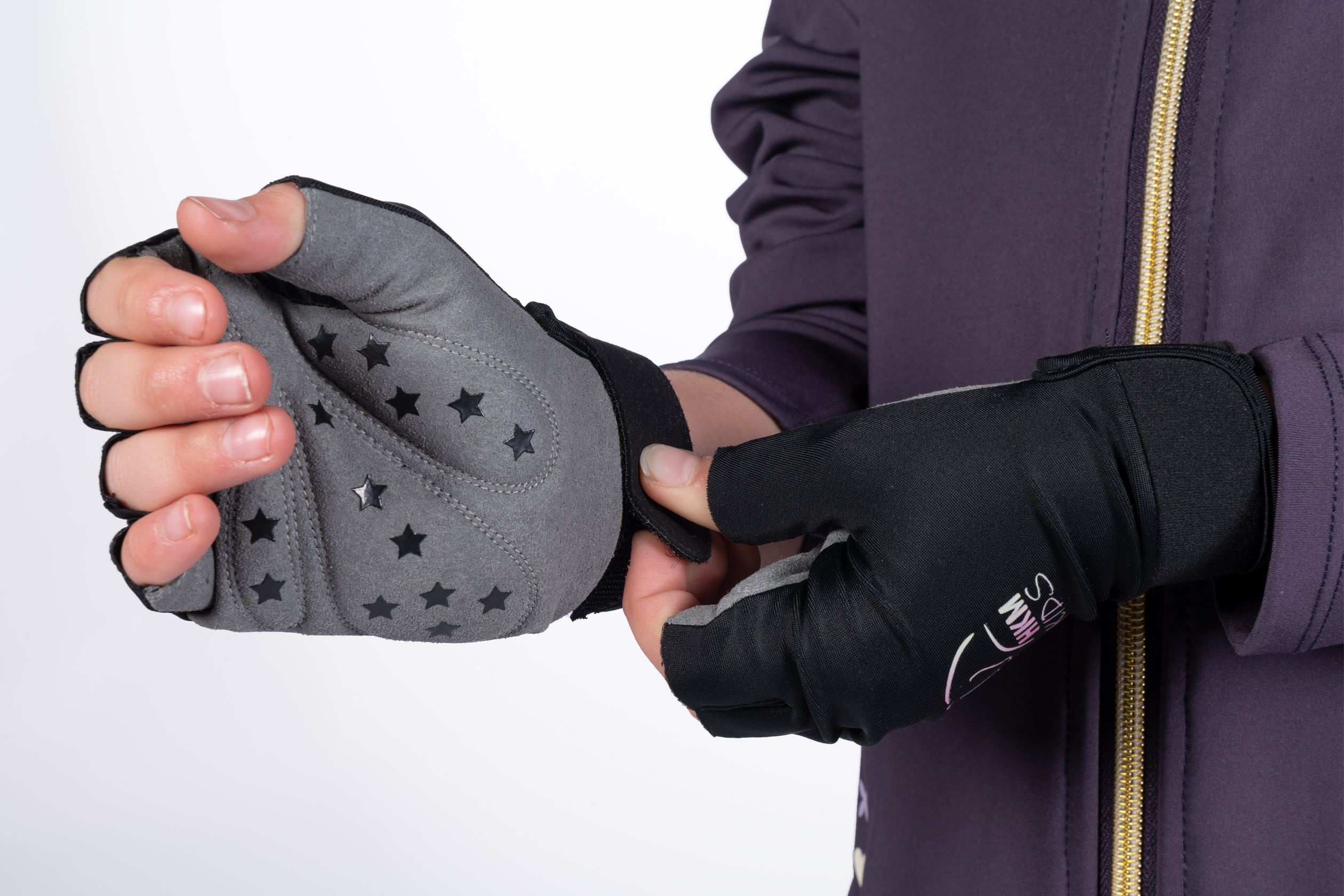 HKM Hobby Horsing Handschuhe, schwarz