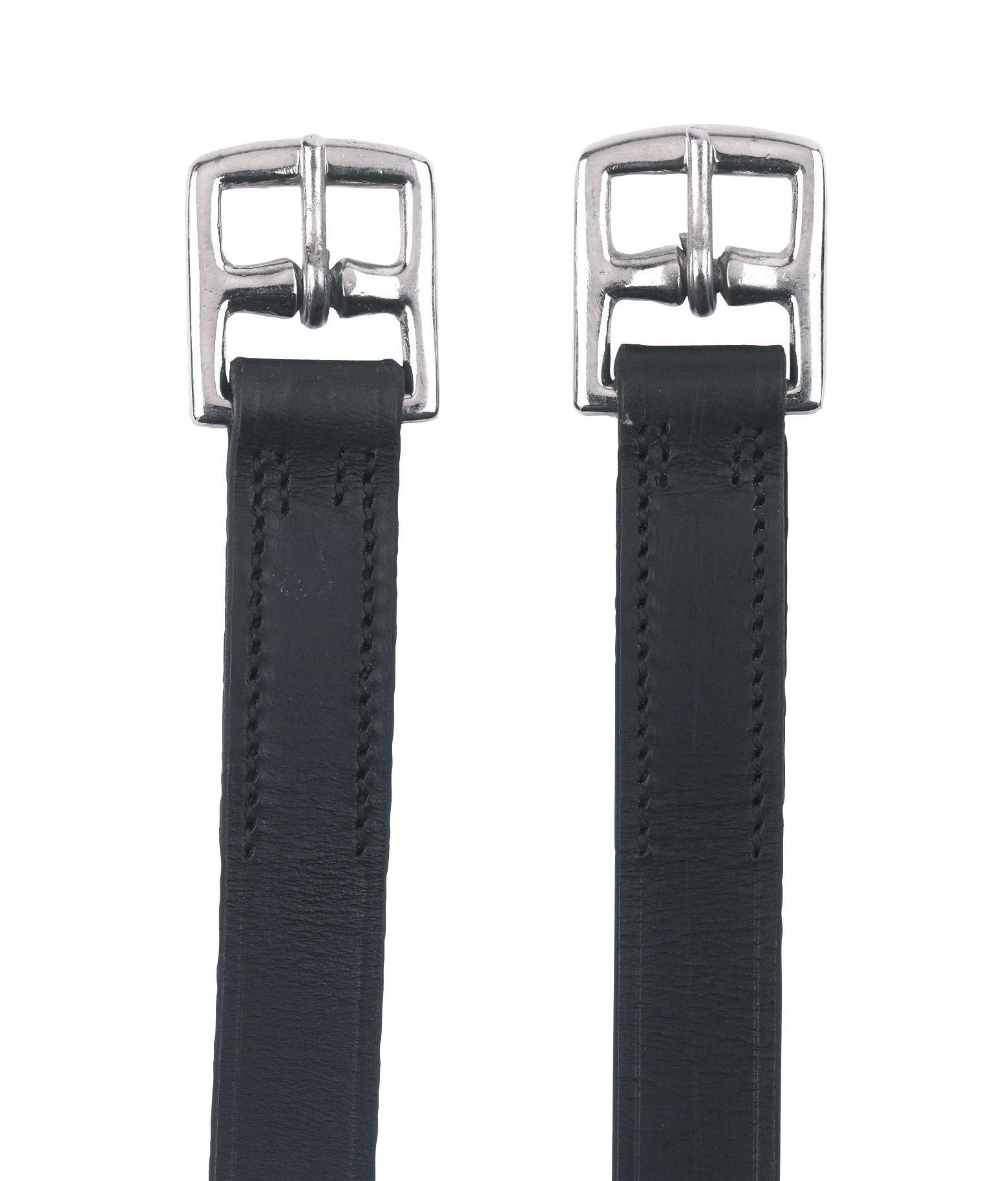Covalliero Steigbügelriemen, Leder, 145 cm / 27 mm, schwarz, paarweise